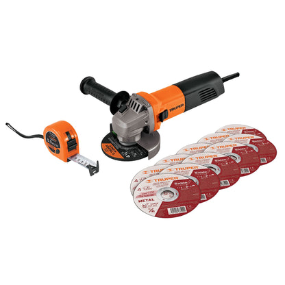 ESMERILADORA 700W CON DISCOS Y FLEXOMETRO. 101526 N