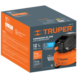 COMPRESOR DE AIRE LIBRE DE ACEITE 12 L 13824 *