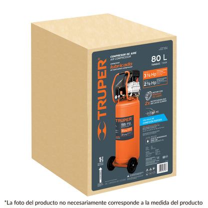 COMPRESOR VERTICAL, 50 L, 3-1/2 HP (POTENCIA MÁXIMA ), 120V