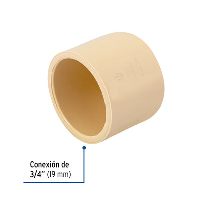 TAPÓN DE CPVC 3/4", FOSET 45119 *