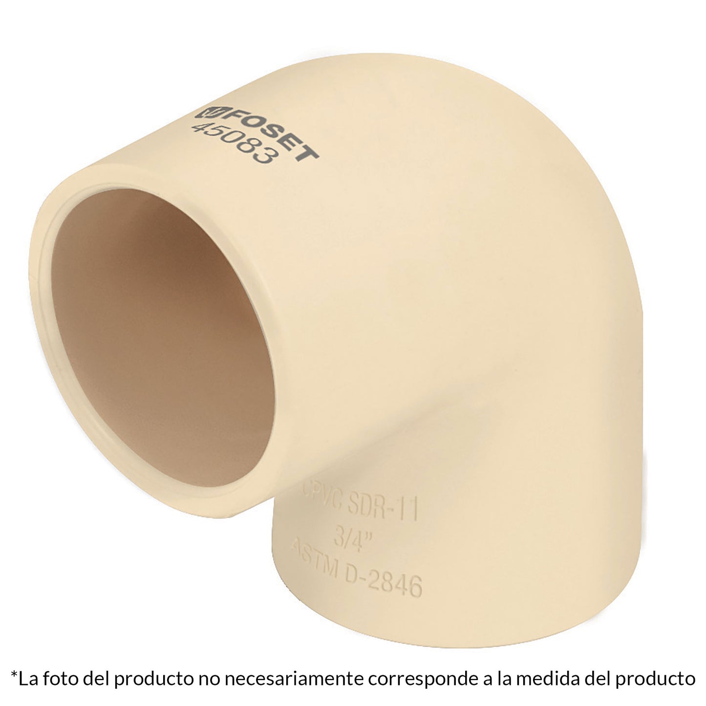 CODO 90° DE CPVC DE 1/2'', FOSET 45082 *