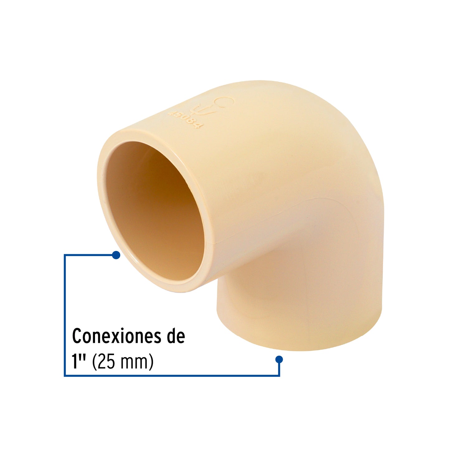 CODO 90° DE CPVC DE 1", FOSET 45084 N