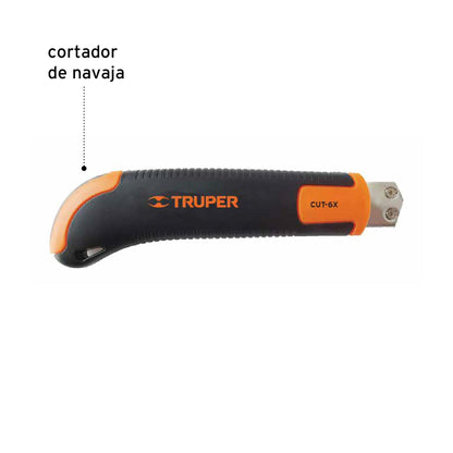 CUTTER 18MM PROFESIONAL CON ALMA METÁLICA 16977 *