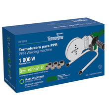 Cargar imagen en el visor de la galería, TERMOFUSORA 1000W PARA PPR CON DADOS DE 40, 50 y 63 mm
