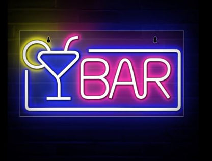 LETRERO LUMINOSO LEDS T/NEON BAR 246-454 N