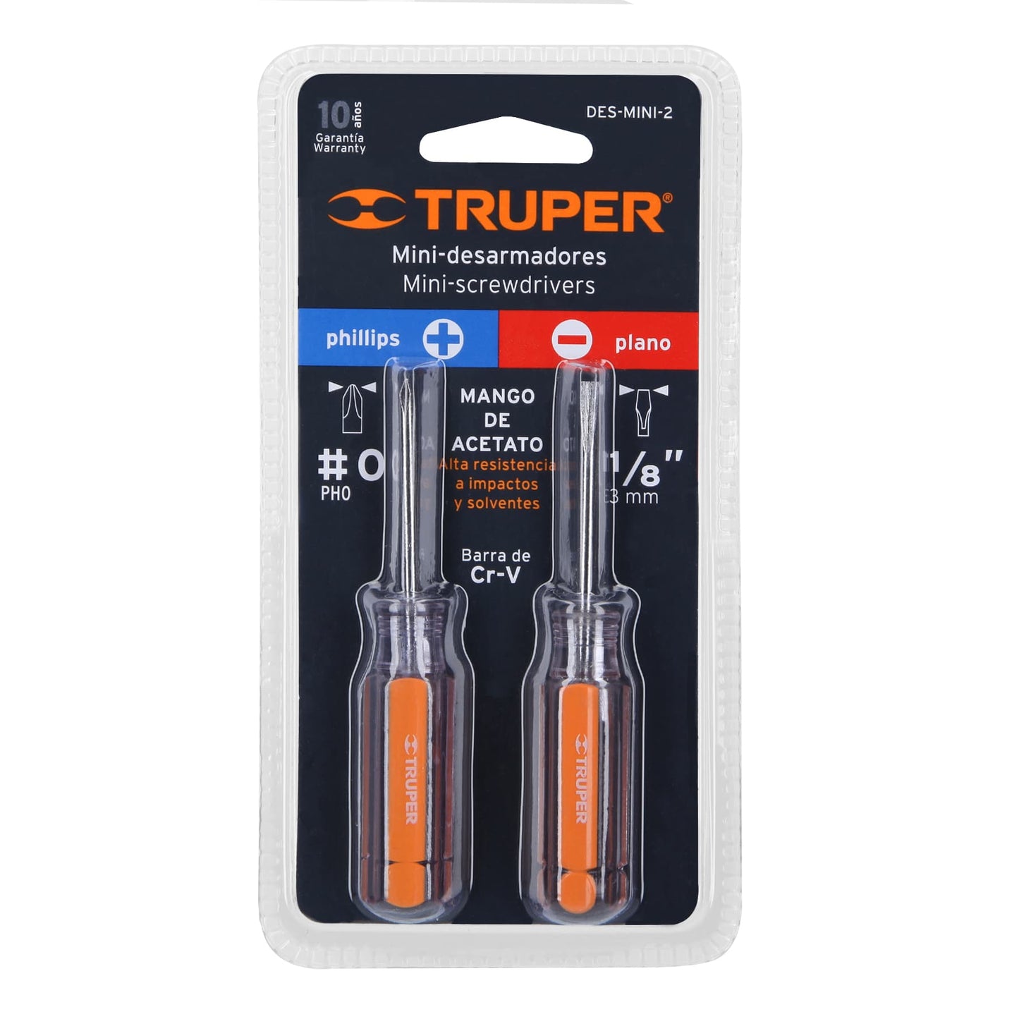 JUEGO CON 2 DESARMADORES-MINI TRUPER 14199 *