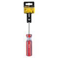 DESARMADOR PLANO 1/4 X 4" MANGO DE PVC, PRETUL 21459 *