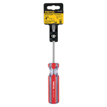 Cargar imagen en el visor de la galería, DESARMADOR PLANO 1/4 X 4&quot; MANGO DE PVC, PRETUL 21459 P
