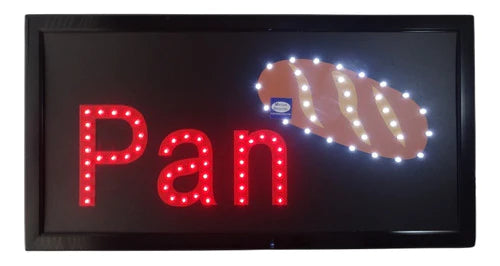 LETRERO LUMINOSO PAN CON SERIGRAFIA 246-446 P