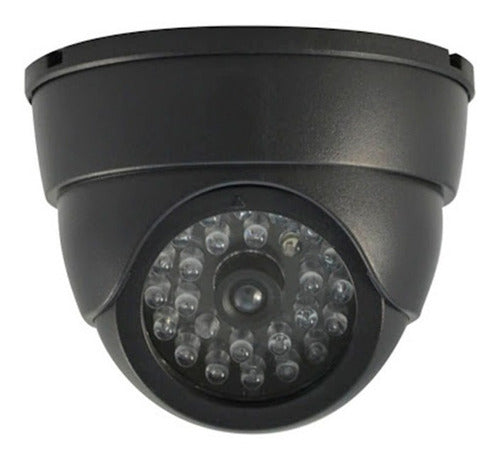 CAMARA DE SEGURIDAD FALSA COLOR NEGRO