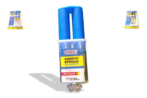PEGAMENTO EPOXICO MULTIUSOS TRANSPARENTE 25ML | 067-981 *