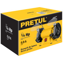Cargar imagen en el visor de la galería, ESMERIL DE BANCO DE 5&quot; DE 1/6 HP (120 W), PRETUL 29994 P
