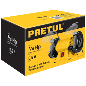 ESMERIL DE BANCO DE 5" DE 1/6 HP (120 W), PRETUL 29994 P