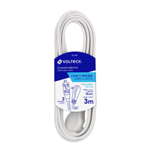 Cargar imagen en el visor de la galería, EXTENSIÓN ELECTRICA DOMESTICA 3MTS BLANCA 48006 P

