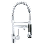 MONOMANDO CON DOBLE SALIDA PARA FREGADERO, CROMO, ELEMENT 49106 P