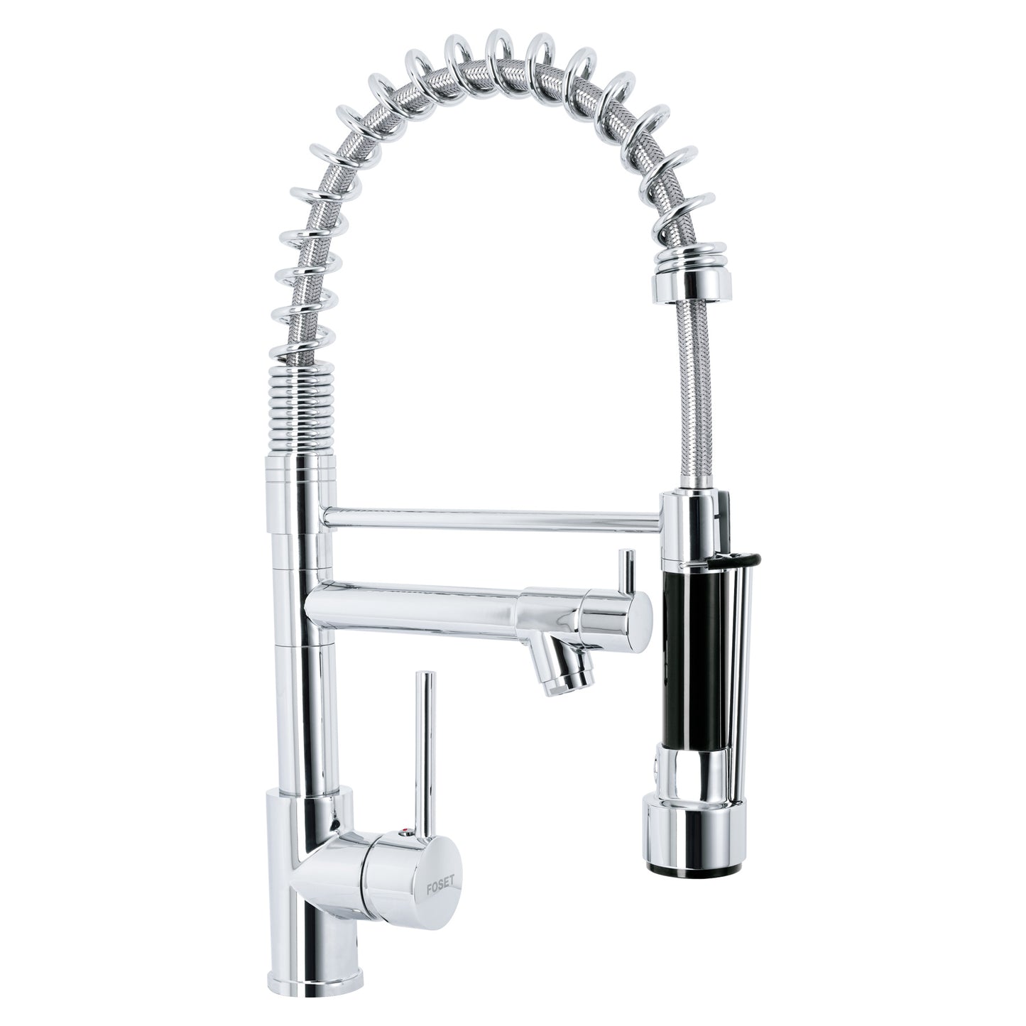MONOMANDO CON DOBLE SALIDA PARA FREGADERO, CROMO, ELEMENT 49106 P