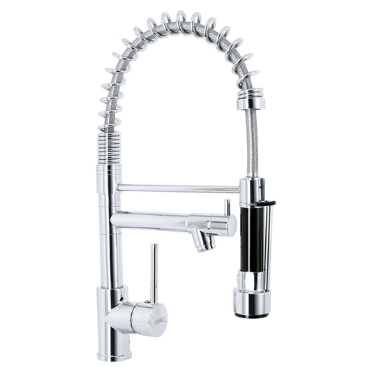 MONOMANDO CON DOBLE SALIDA PARA FREGADERO, CROMO, ELEMENT 49106 P