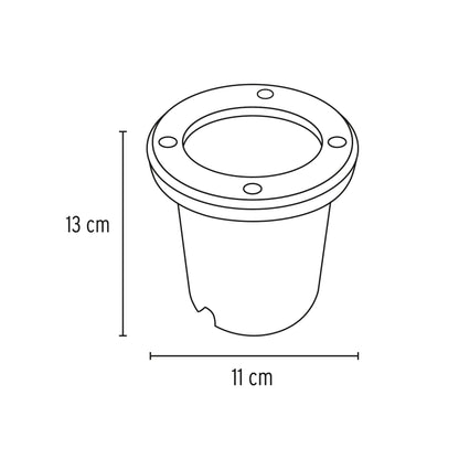 LUMINARIO SPOT PARA PISO 47394 N