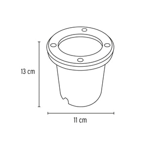 LUMINARIO SPOT PARA PISO 47394 N