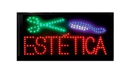LETRERO LUMINOSO DE LEDS ESTÉTICA 246-412 N