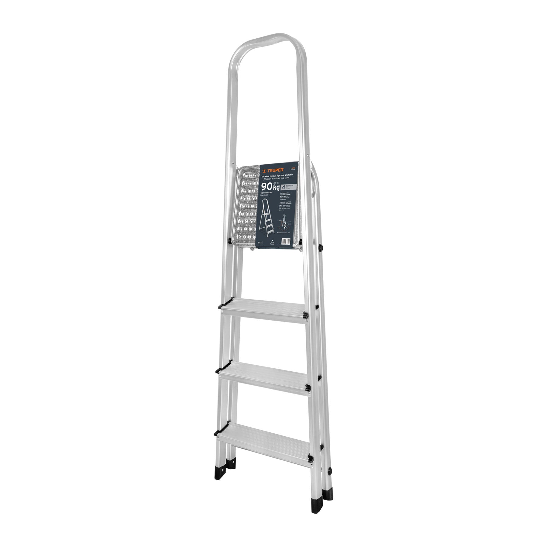 ESCALERA PLEGABLE DE ALUMINIO 4 PELDAÑOS 16765 – ledfuzzion