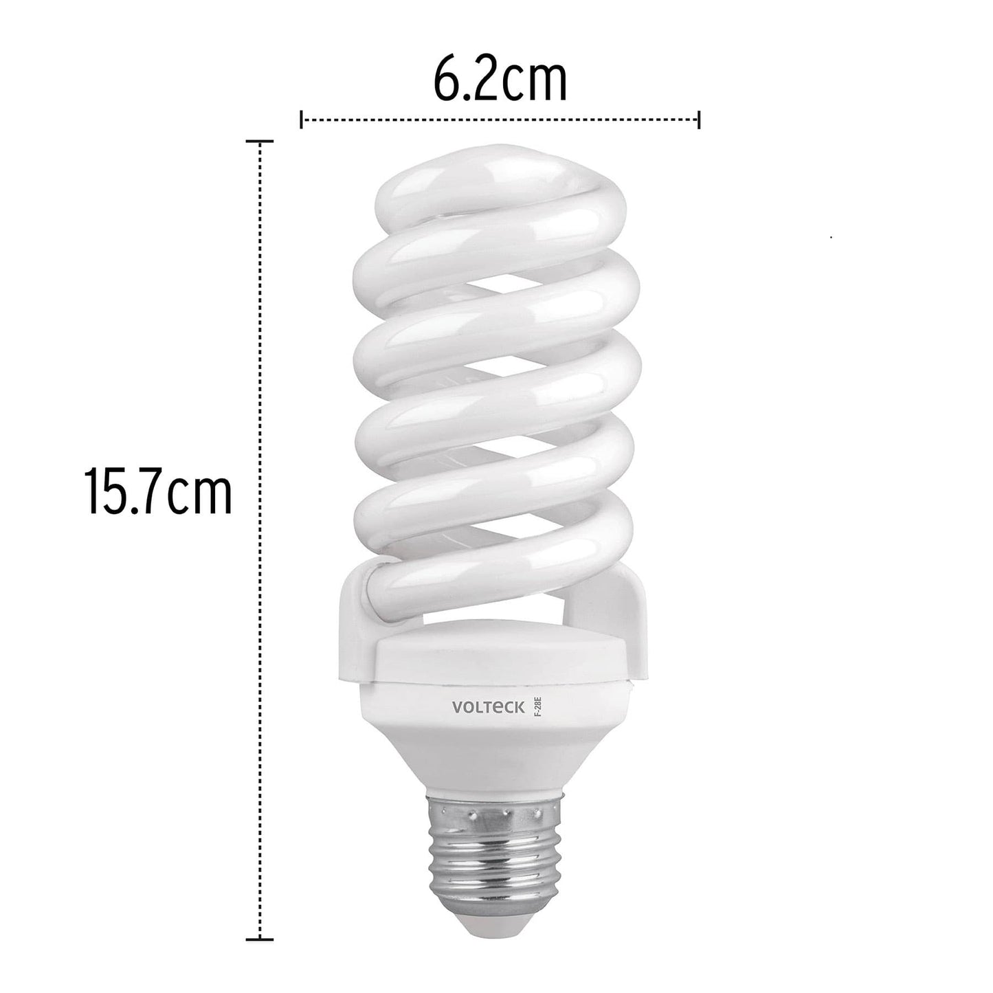 LÁMPARA ESPIRAL T4 28W LUZ DE DÍA EN BLÍSTER, VOLTECK 46827 *