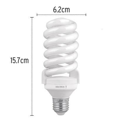 LÁMPARA ESPIRAL T4 28W LUZ DE DÍA EN BLÍSTER, VOLTECK 46827 *