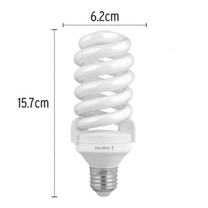 LÁMPARA ESPIRAL T4 28W LUZ DE DÍA EN BLÍSTER, VOLTECK 46827 P