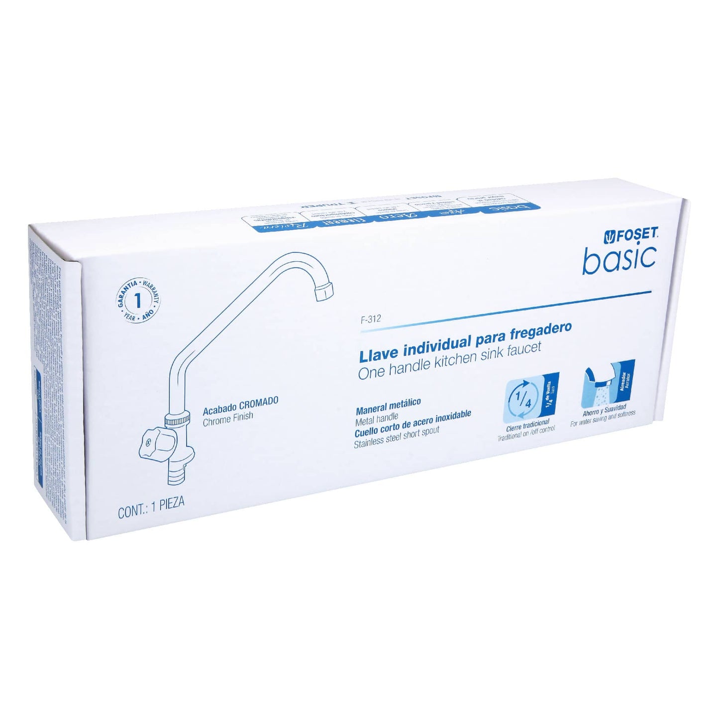 LLAVE PARA FREGADERO INDIVIDUAL 49500 *