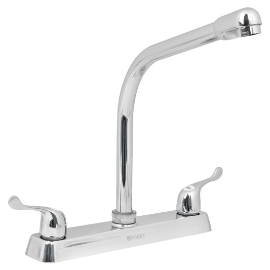 MEZCLADORA 8'' P/FREGADERO, CUELLO COBRA, MANERALES PALANCA 49191 N