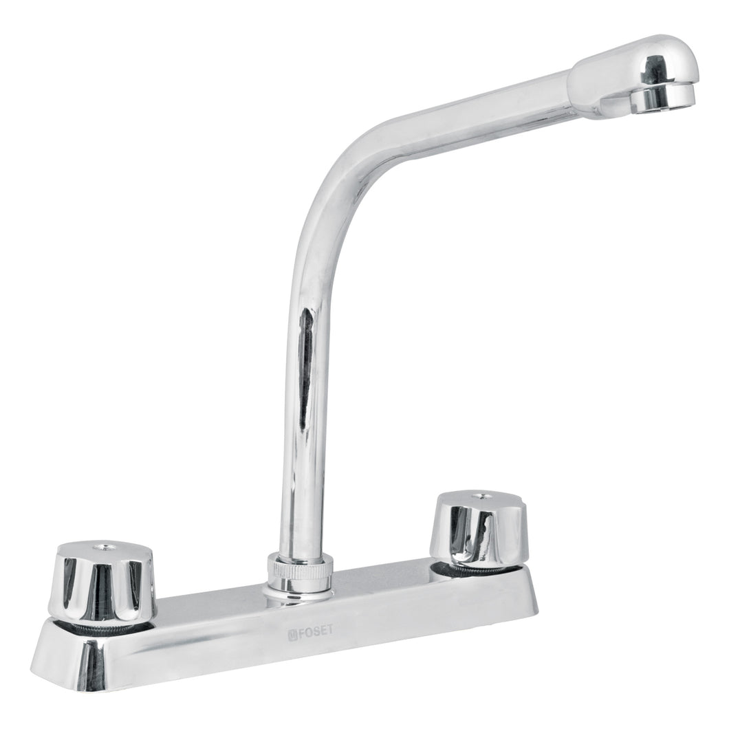 MEZCLADORA COBRA 8'' P/FREGADERO MANERALES HEX CART CERÀMICO