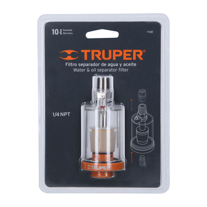 FILTRO SEPARADOR DE AGUA Y ACEITE, CUERDA 1/4 NPT 19027 N