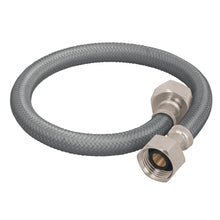 Cargar imagen en el visor de la galería, MANGUERA VINILO GRIS 40CM LAVABO/FREGADERO 1/2&#39;&#39; X 1/2&#39;&#39; 49178 P
