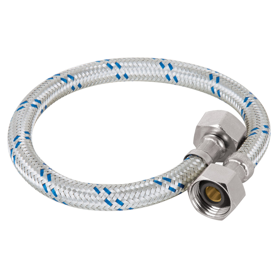 MANGUERA PARA LAVABO 40 CM DE ALUMINIO 49120 P