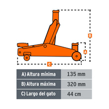 Cargar imagen en el visor de la galería, GATO DE PATÍN, 2 TONELADAS 30 MOVIMIENTOS 14944 P
