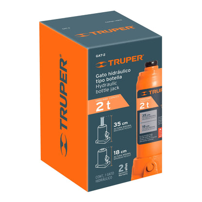 GATO HIDRÁULICO DE BOTELLA, 2 TON 14810 N