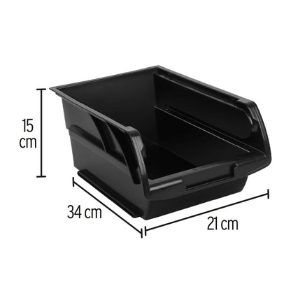 GAVETA APILABLE DE PLÁSTICO, 34 X 21 X 15 CM 10891 P