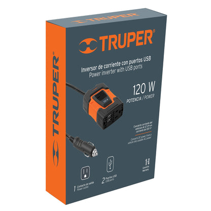 INVERSOR DE CORRIENTE 120 W TRUPER 10447 *