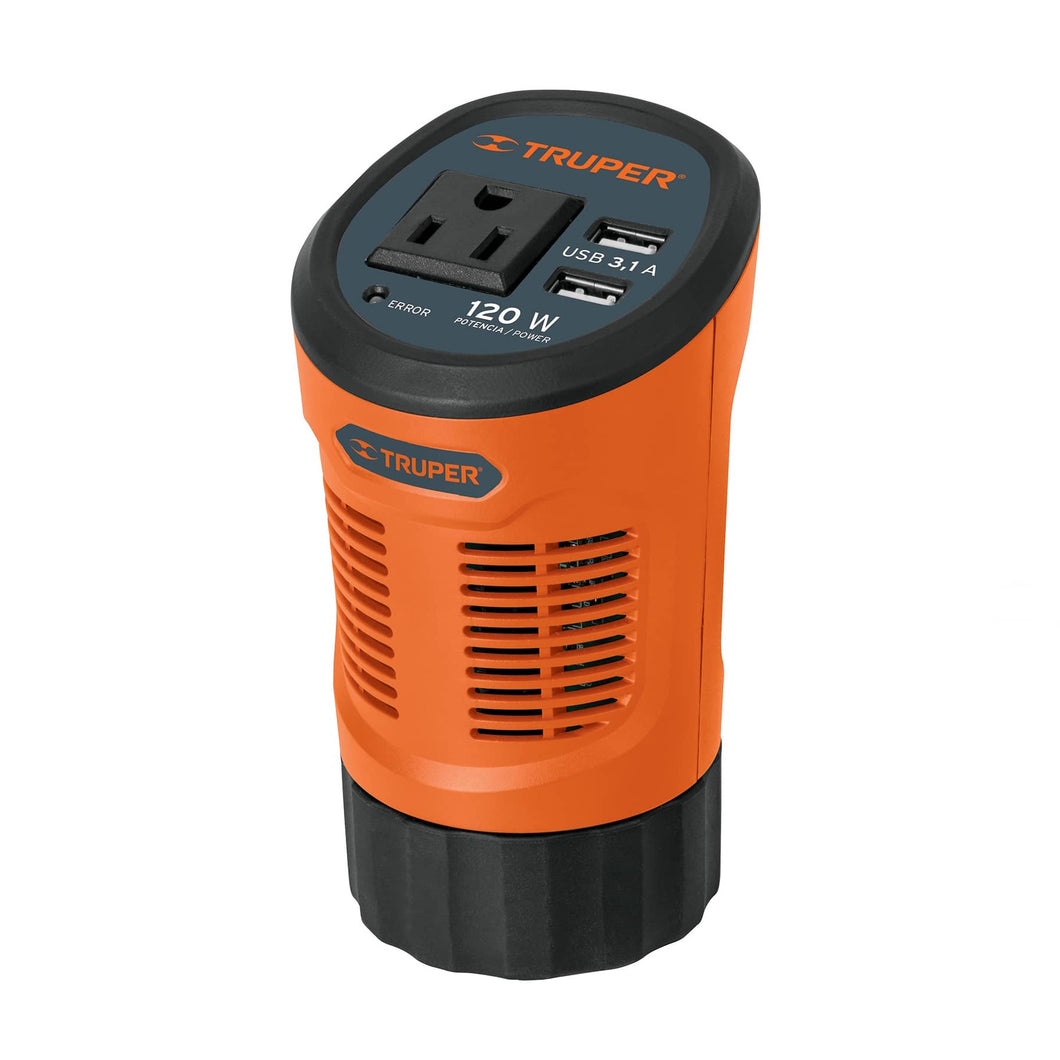 INVERSOR DE CORRIENTE 120 W, TIPO VASO 15725 N