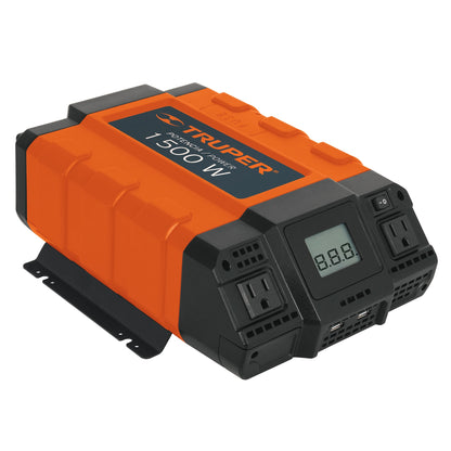 INVERSOR DE CORRIENTE DE 1500W CON PUERTOS USB TRUPER 10492 P