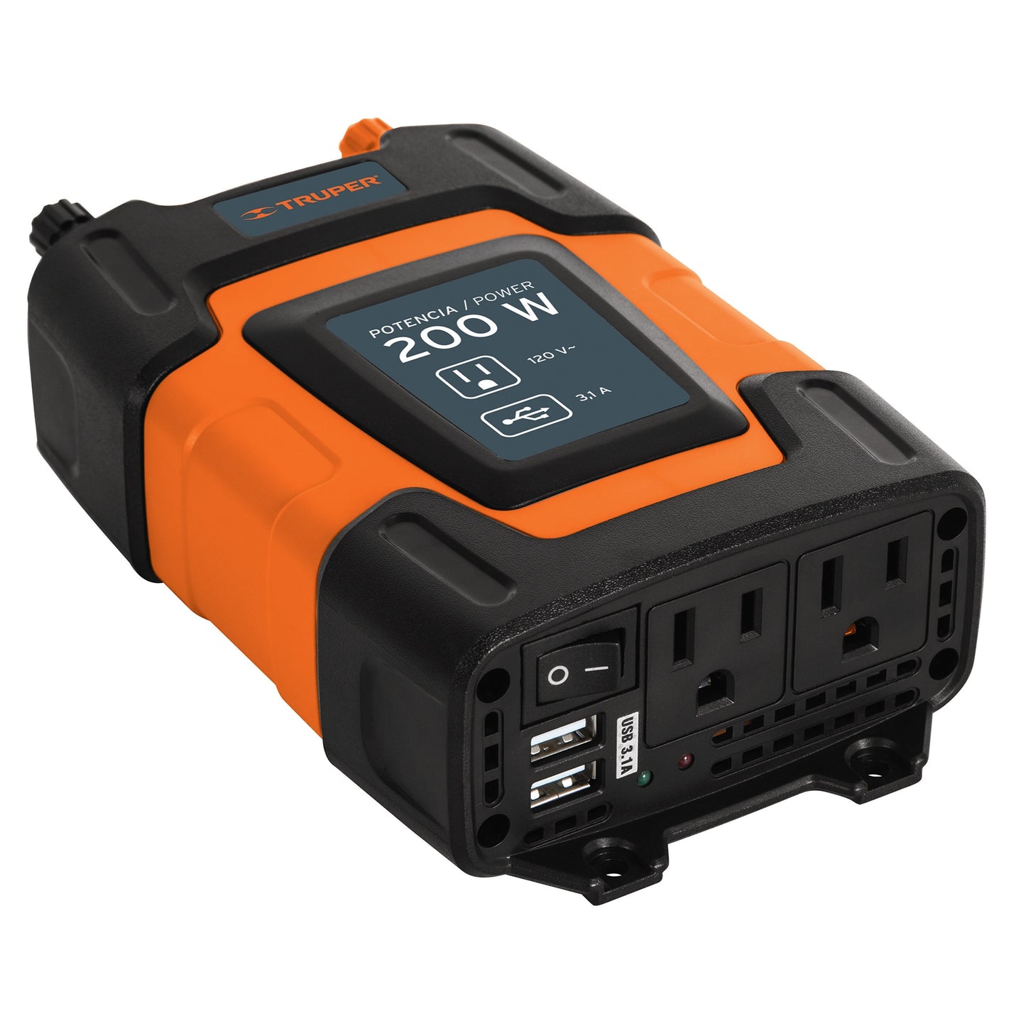 INVERSOR DE CORRIENTE 200 W TRUPER 10448 *
