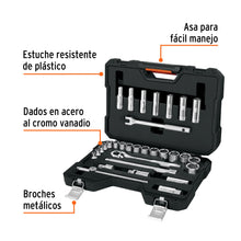 Cargar imagen en el visor de la galería, JUEGO DE 31 HERRAMIENTAS CUADRO 1/2&quot; STD PARA MECÁNICO 102260 N
