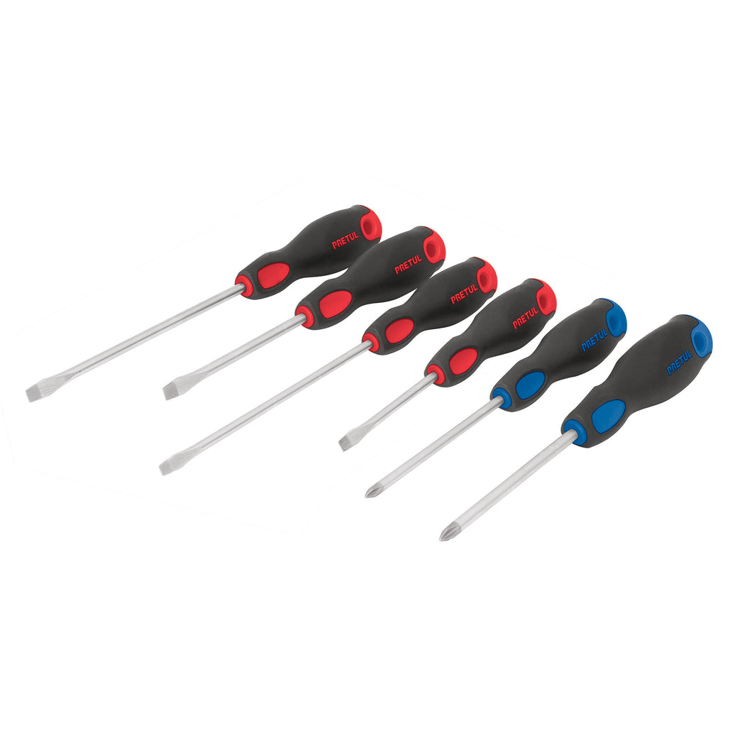 JUEGO DE DESARMADORES, 6 PIEZAS, MANGO COMFORT GRIP 20220 N