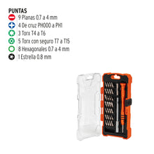 Cargar imagen en el visor de la galería, JUEGO DE 32 PIEZAS DESARMADORES DE PRECISIÓN 14162 *
