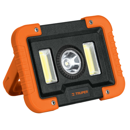 LÁMPARA DE TRABAJO RECARGABLE DE LEDS LATERALES Y CENTRAL 14631 N