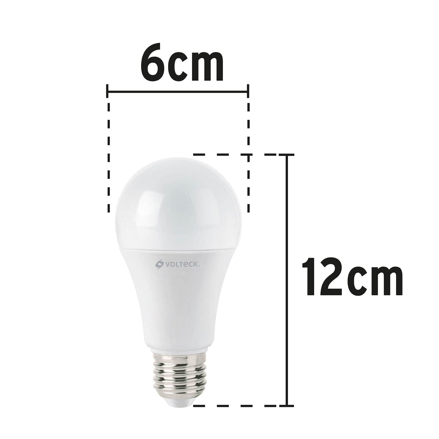LÀMPARA LED TIPO BULBO A19 14W LUZ CÀLIDA, CAJA, VOLTECK 46593 *