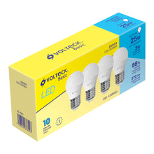Cargar imagen en el visor de la galería, PACK DE 4 LÁMPARA DE LED, A19, 3W, LUZ DE DÍA, BASIC 28003 N

