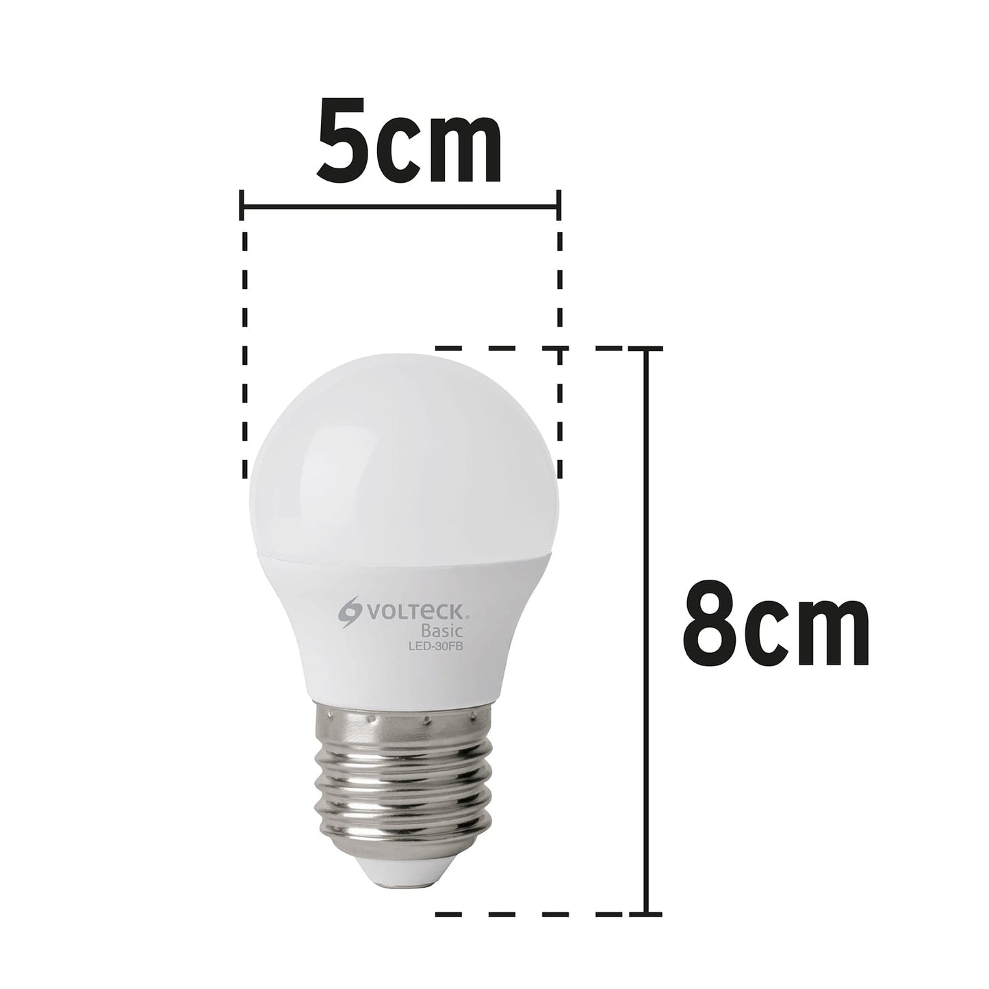 FOCO DE LED, A19, 3W, LUZ DE DÍA, VOLTECK, BASIC 28057 *
