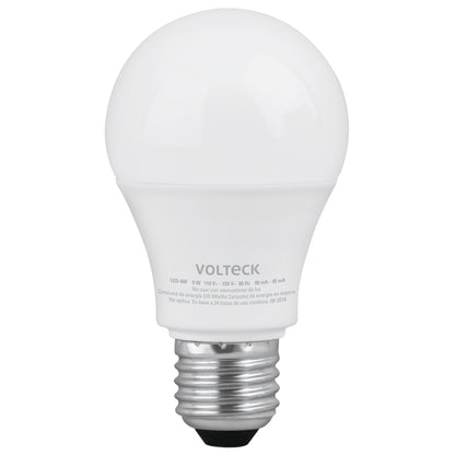 LÁMPARA DE LED, A19, 9W, E27, LUZ DE DÍA 4 PIEZAS EN CAJA COD 46864 P