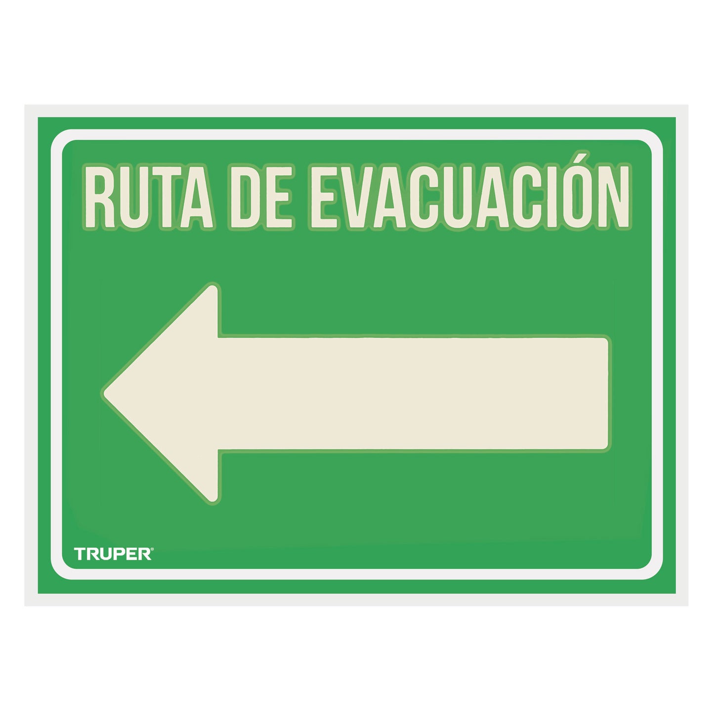 LETRERO DE SEÑALIZACION "SALIDA DE EMERGENCIA"